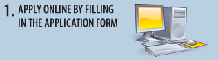 APPLY ONLINE BY FILLING IN THE APPLICATION FORM