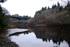 Clunie footbridge