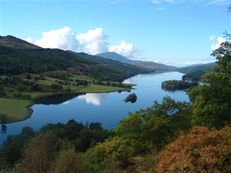 Walkers view of Pitlochry